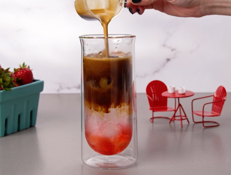Strawberry Espresso Sparkler Recipe