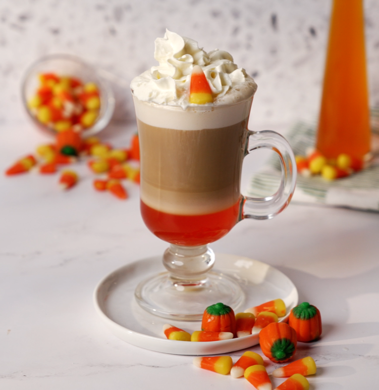 Candy Corn Latte Recipe!