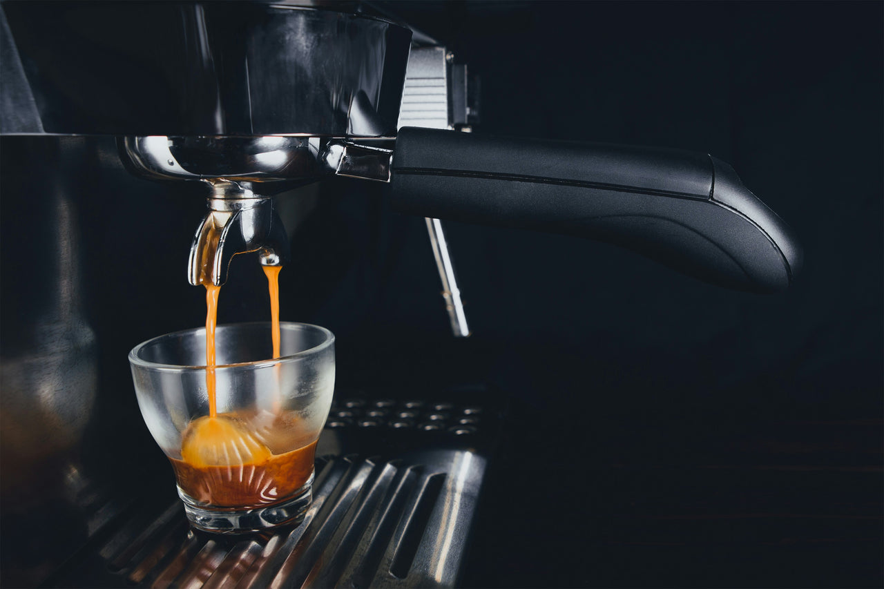 Espresso Shot Pulling Into Shot Glass - Photo by Tim St. Martin on Unsplash