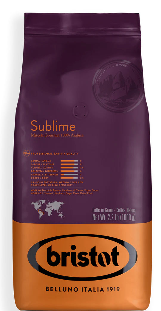 Bristot Sublime Arabica Espresso - 2.2 lb