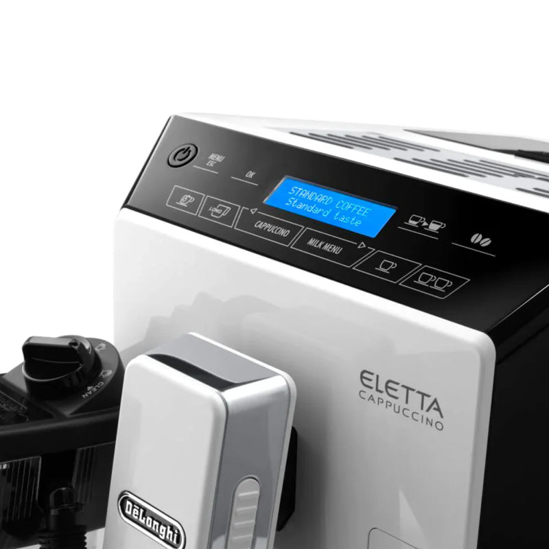 Refurbished - DeLonghi Eletta Plus ECAM44660W Superautomatic Espresso Machine - White