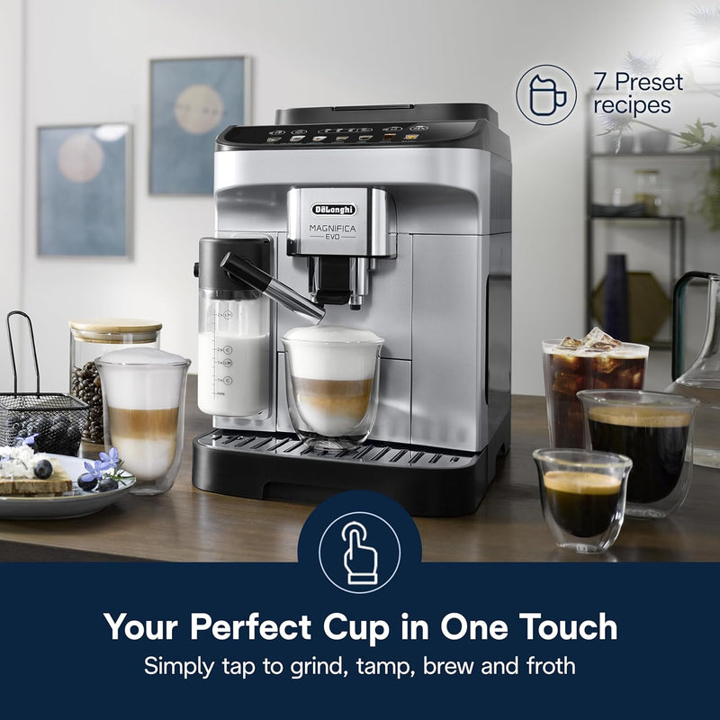 Refurbished - Delonghi Magnifica Evo ECAM29084SB Superautomatic Espresso Machine