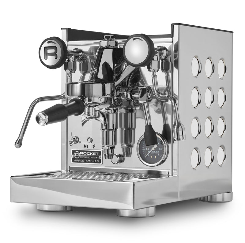 Rocket Espresso Appartamento TCA Espresso Machine Stainless Steel and White - Open Box