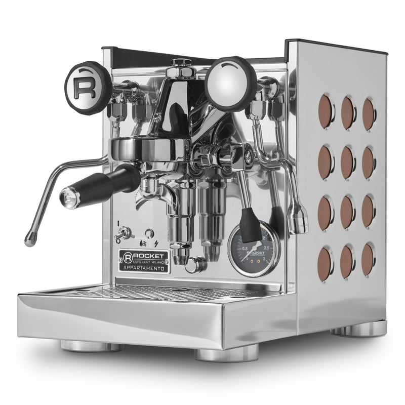 Rocket Espresso Appartamento TCA Espresso Machine Stainless Steel and Copper - Open Box