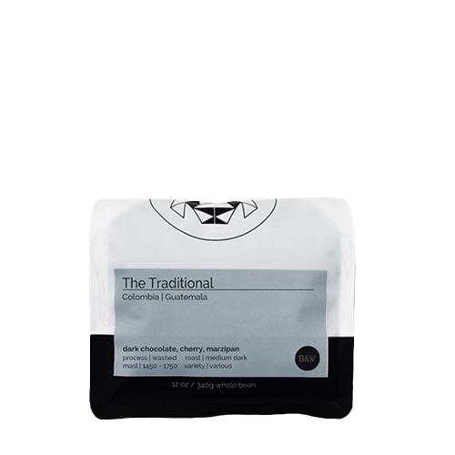 Black White Coffee Roasters The Traditional