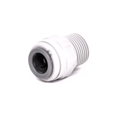 John Guest 3/8 BSPT to 3/8" Tube Fitting - top side view